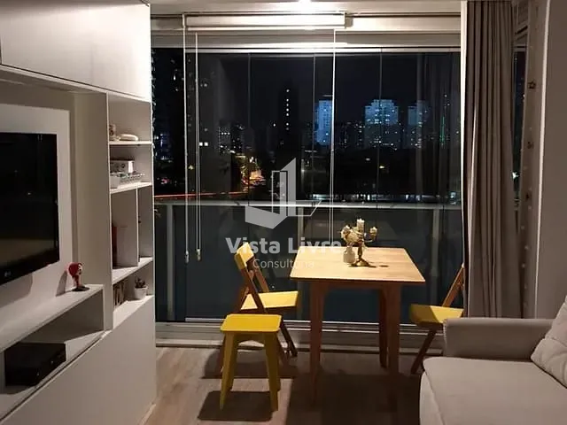 Studio com 33m² 1 quarto e 1 banheiro, à venda, no bairro Santo Amaro em São Paulo