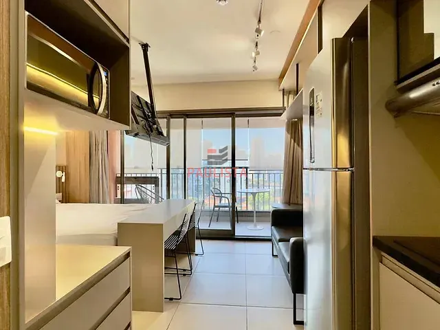 Studio 1 quarto e 1 banheiro, à venda, no bairro Santo Amaro em São Paulo