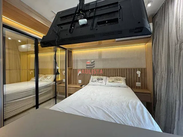 Studio 1 quarto e 1 banheiro, à venda, no bairro Santo Amaro em São Paulo