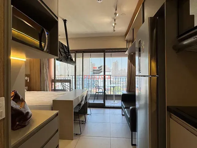 Studio 1 quarto e 1 banheiro, à venda, no bairro Santo Amaro em São Paulo