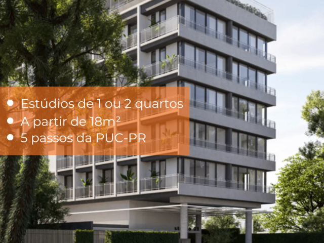 Studio 1 quarto e 1 banheiro, à venda, no bairro Prado Velho em Curitiba
