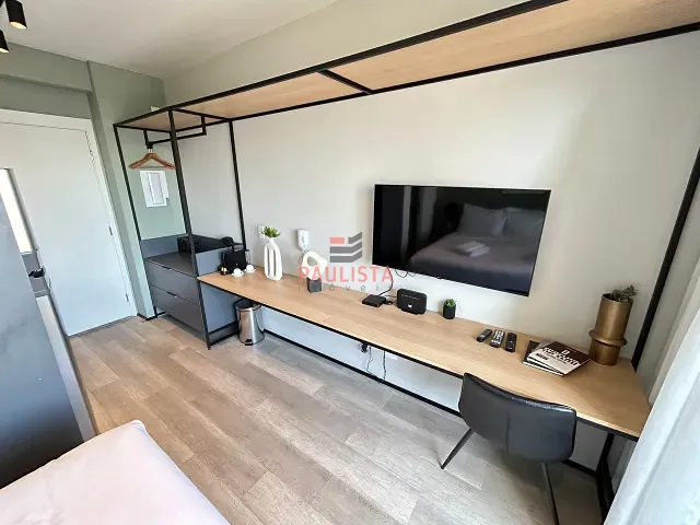 Studio com 35m² 1 quarto e 1 banheiro, à venda ou para alugar, no bairro Consolação em São Paulo