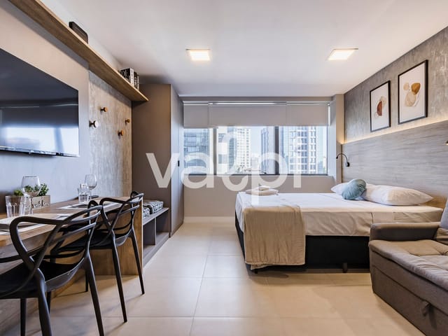 Studio com 43m² 1 quarto e 1 banheiro, para alugar, no bairro Três Figueiras em Porto Alegre