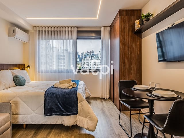 Studio com 38m² 1 quarto e 1 banheiro, para alugar, no bairro Bela Vista em Porto Alegre