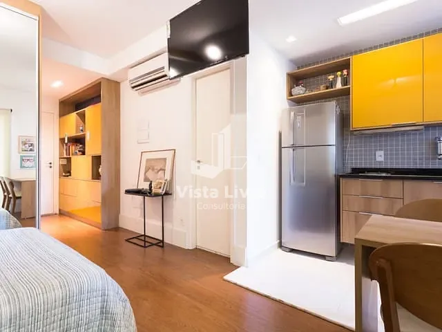 Studio com 34m² 1 quarto e 1 banheiro, à venda, no bairro Cidade Monções em São Paulo
