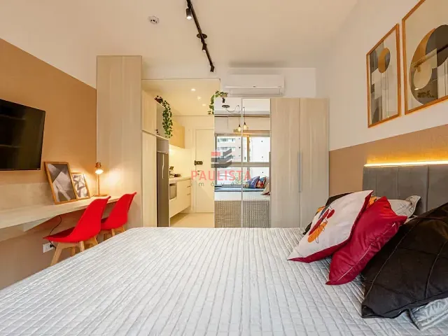 Studio 1 quarto e 1 banheiro, para alugar, no bairro Vila Mariana em São Paulo