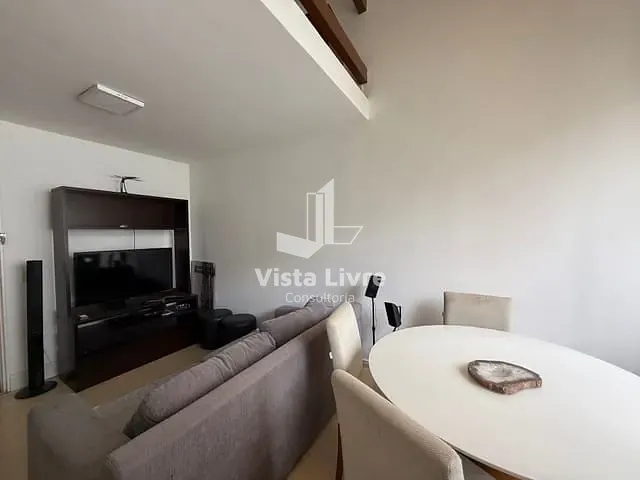 Apartamento com 50m² 1 quarto e 2 banheiros, à venda, no bairro Brooklin Paulista em São Paulo