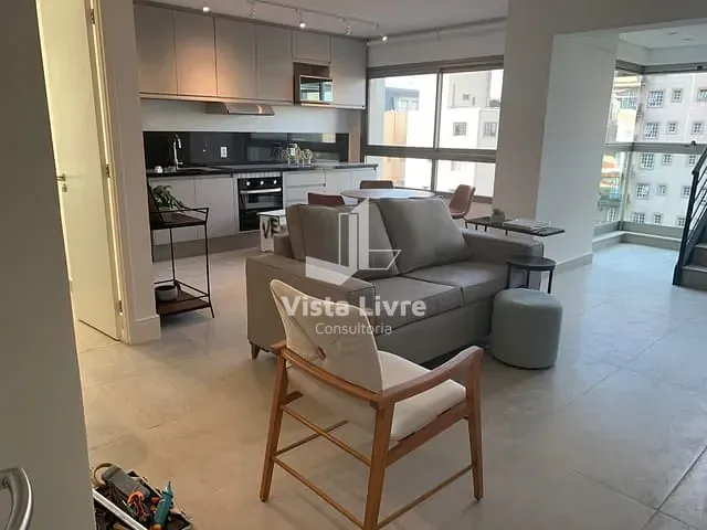 Apartamento com 85m² 1 quarto e 2 banheiros, à venda, no bairro Jardim Paulista em São Paulo