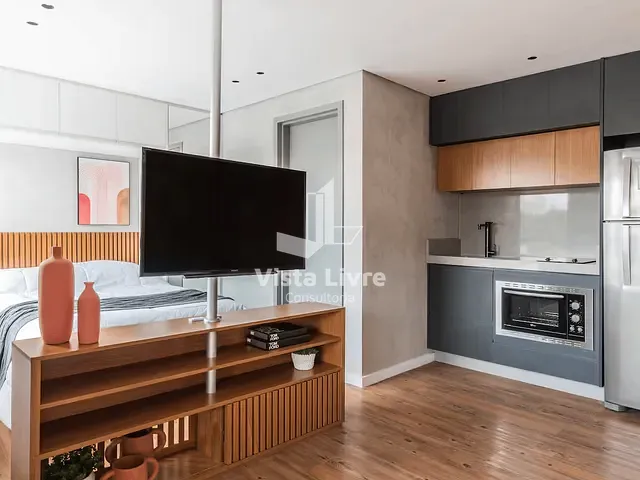 Studio com 30m² 1 quarto e 1 banheiro, à venda, no bairro Pinheiros em São Paulo