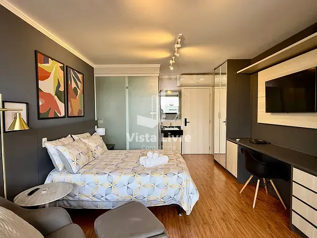 Studio com 30m² 1 quarto e 1 banheiro, à venda, no bairro Vila Olímpia em São Paulo