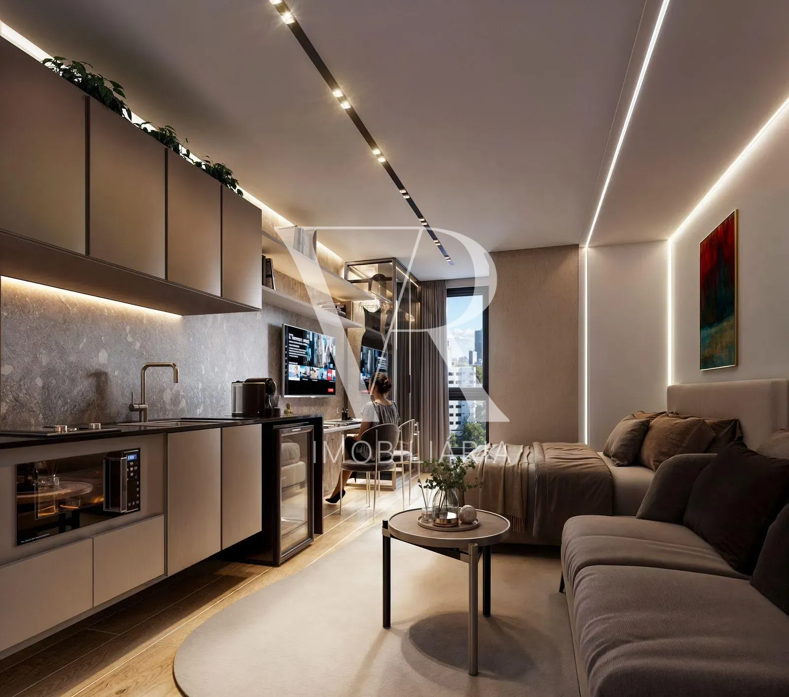 Apartamento, 1 quarto, 19 m² - Foto 1
