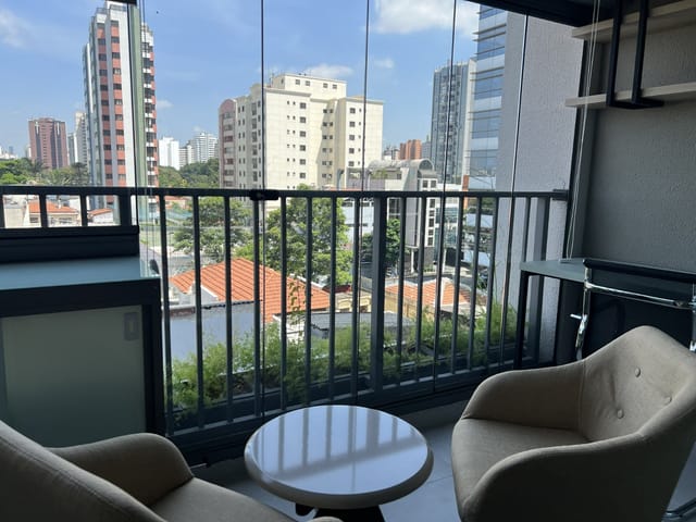 Studio com 50m² 1 quarto e 1 banheiro, para alugar, no bairro Indianópolis em São Paulo