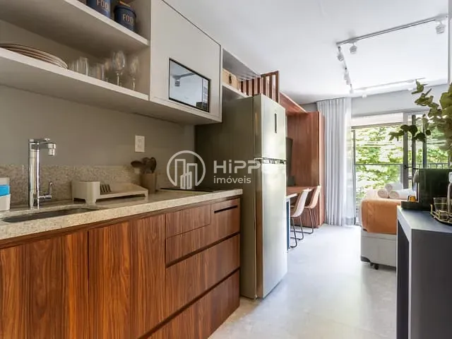Studio 1 quarto e 1 banheiro, para alugar, no bairro Campo Belo em São Paulo