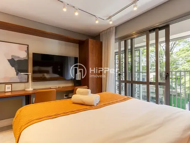 Studio 1 quarto e 1 banheiro, para alugar, no bairro Campo Belo em São Paulo