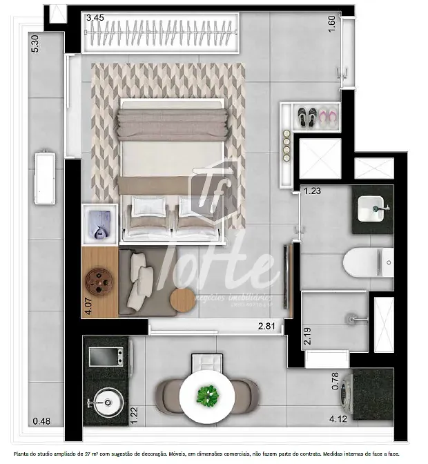 Apartamento, 1 quarto, 17 m² - Foto 24