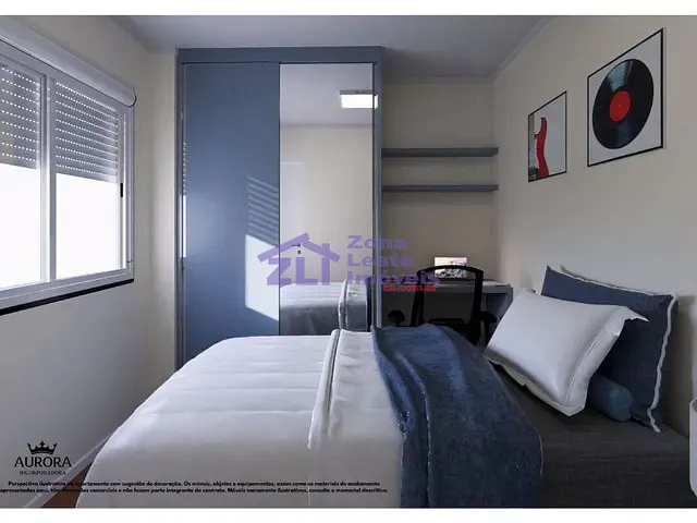 Studio com 28m² 1 quarto e 1 banheiro, à venda, no bairro Penha de França em São Paulo