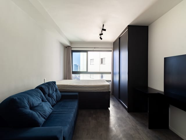 Studio com 40m² 1 quarto e 1 banheiro, à venda, no bairro Mirandópolis em São Paulo