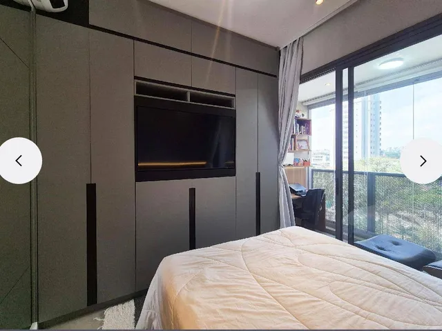 Studio 1 quarto e 1 banheiro, para alugar, no bairro Moema em São Paulo