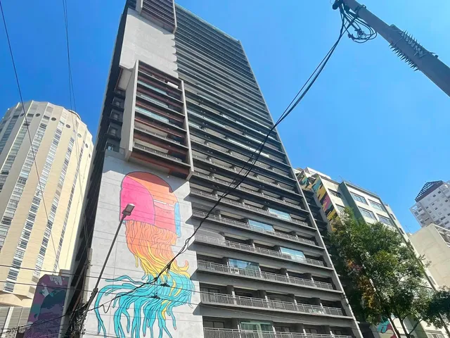 Studio com 29m² 1 quarto e 1 banheiro, para alugar, no bairro República em São Paulo