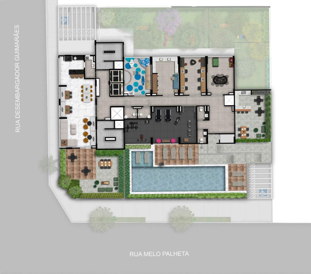 Planta do Studio-Studio à venda 1 Quarto 26.65M² Barra Funda São Paulo - SP