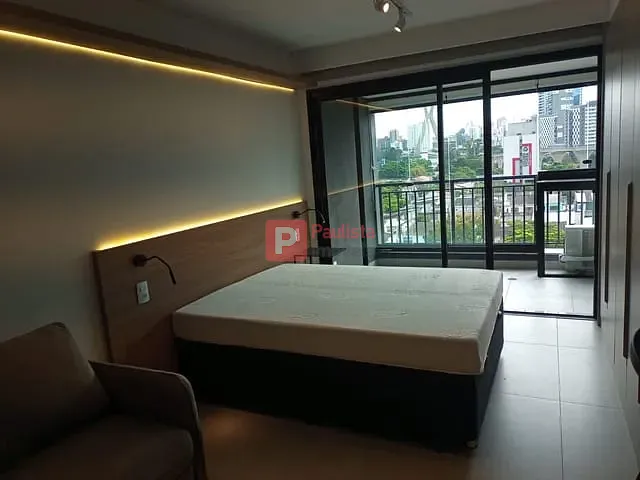 Studio 1 quarto e 1 banheiro, para alugar, no bairro Brooklin em São Paulo