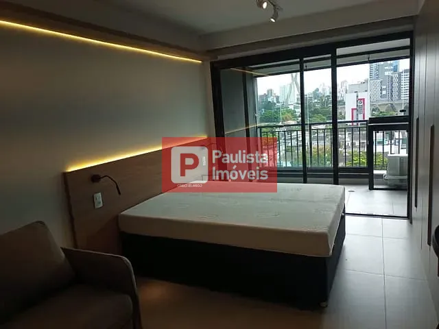 Studio 1 quarto e 1 banheiro, para alugar, no bairro Brooklin em São Paulo