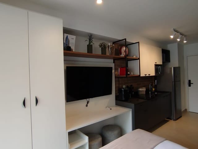 Foto do Studio - Studio moderno e mobiliado para locação com 22m² área útil - sem vaga na Bela Vista, São Paulo-SP | Paulista Imóveis