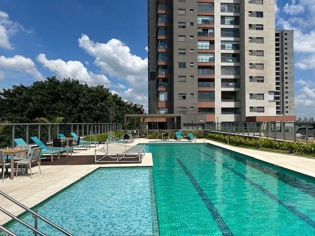 Foto do Studio - Studio para Locação com 25m², 1 quarto, 1 banheiro no Alto da Boavista, Santo Amaro, São Paulo-SP | Paulista Imóveis