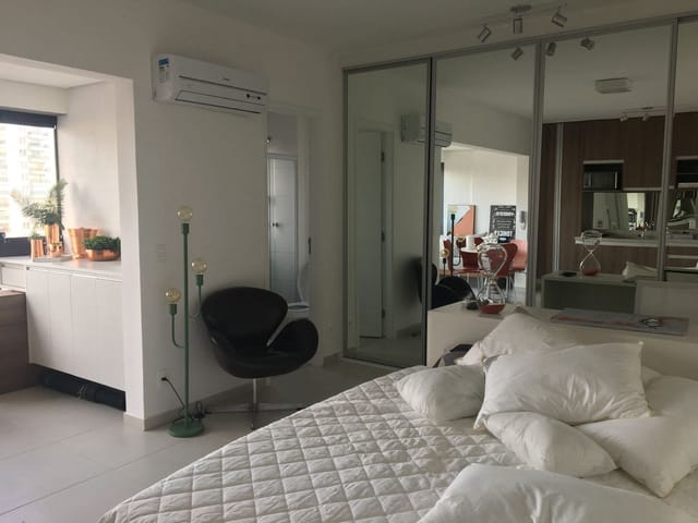 Foto do Studio - Studio Mobiliado no Campo Belo – Moderno e Completo | Paulista Imóveis