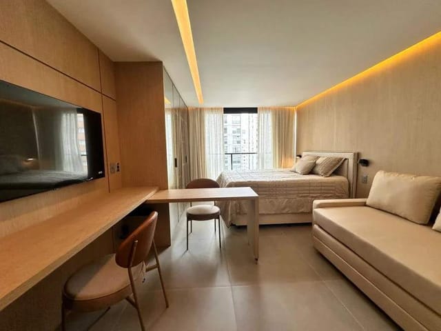 Foto do Studio - Studio mobiliado  30m2 para locação, 01 quarto , sem vaga  Itaim Bibi, São Paulo, SP | Paulista Imóveis