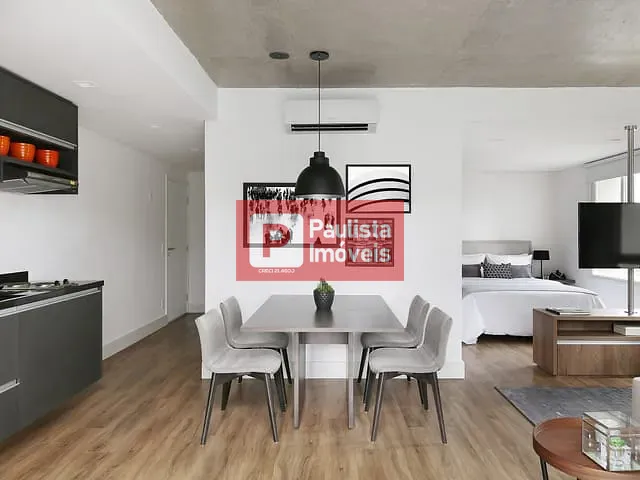 Studio 1 quarto e 2 banheiros, à venda, no bairro Cidade Monções em São Paulo