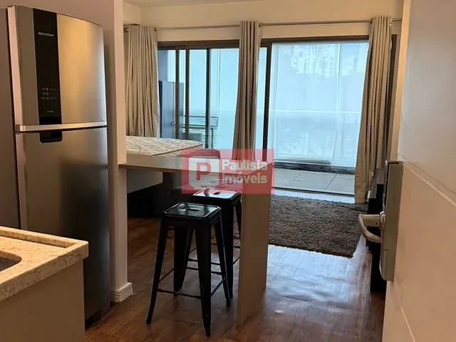 Studio com 43m² 1 quarto e 1 banheiro, para alugar, no bairro Brooklin Paulista em São Paulo