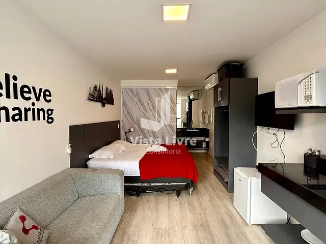 Studio com 29m² 1 quarto e 1 banheiro, à venda, no bairro Vila Olímpia em São Paulo