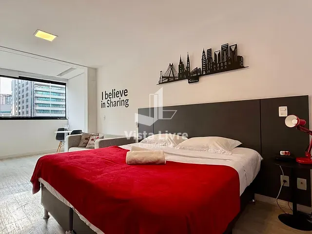 Studio com 29m² 1 quarto e 1 banheiro, à venda, no bairro Vila Olímpia em São Paulo