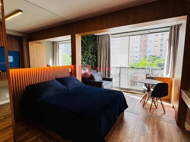 Studio 1 quarto e 1 banheiro, para alugar, no bairro Cerqueira César em São Paulo