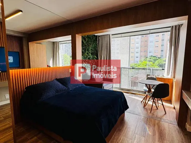 Studio 1 quarto e 1 banheiro, para alugar, no bairro Cerqueira César em São Paulo