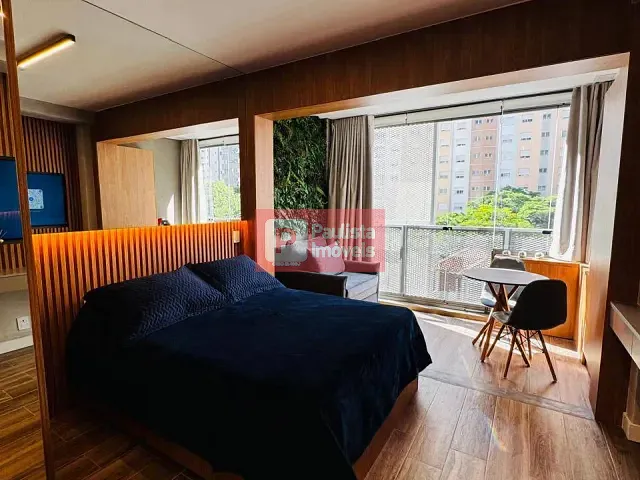 Studio 1 quarto e 1 banheiro, para alugar, no bairro Cerqueira César em São Paulo