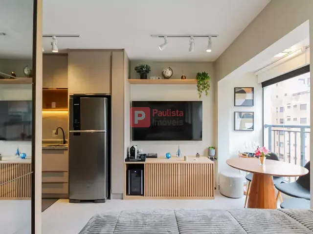 Studio com 25m² 1 quarto e 1 banheiro, à venda, no bairro Campo Belo em São Paulo