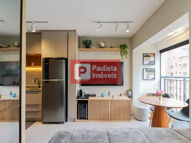 Studio com 25m² 1 quarto e 1 banheiro, à venda, no bairro Campo Belo em São Paulo