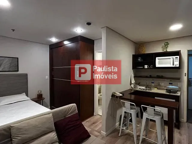 Studio 1 quarto e 1 banheiro, à venda, no bairro Chácara Santo Antônio (Zona Sul) em São Paulo