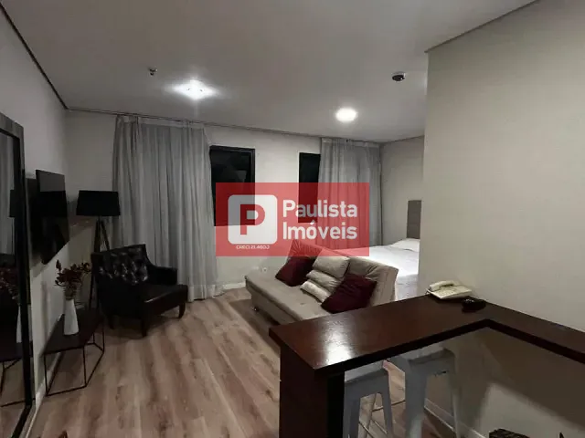 Studio 1 quarto e 1 banheiro, à venda, no bairro Chácara Santo Antônio (Zona Sul) em São Paulo