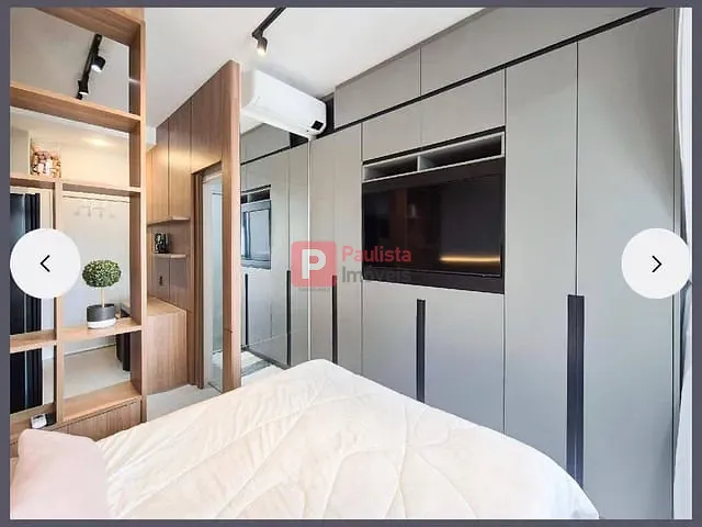 Studio 1 quarto e 1 banheiro, para alugar, no bairro Moema em São Paulo