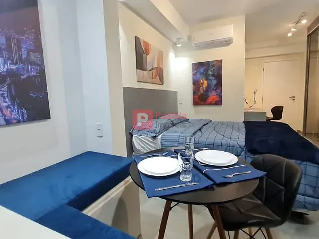 Studio 1 quarto e 1 banheiro, à venda, no bairro Santo Amaro em São Paulo
