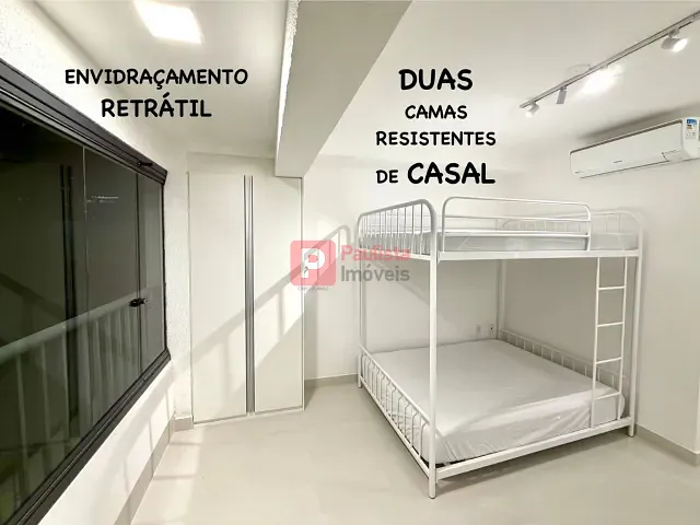 Studio 1 quarto e 1 banheiro, para alugar, no bairro Vila Cordeiro em São Paulo
