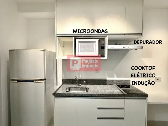 Studio 1 quarto e 1 banheiro, para alugar, no bairro Vila Cordeiro em São Paulo