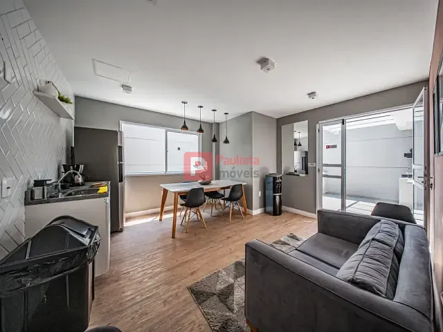 Studio 1 quarto e 1 banheiro, à venda, no bairro Brooklin Paulista em São Paulo