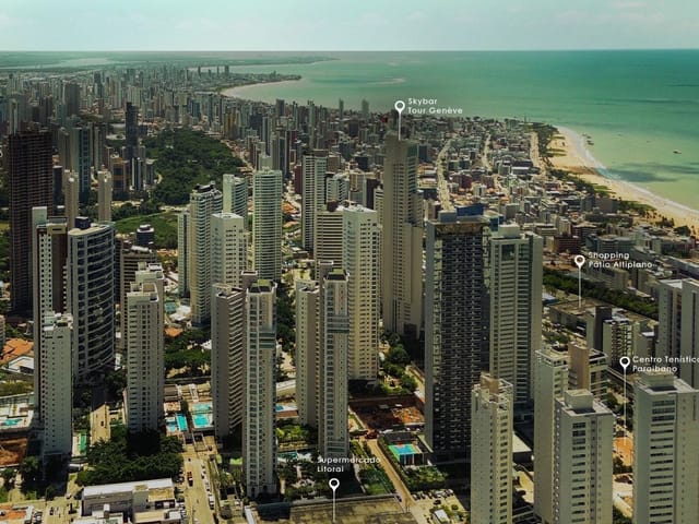 Studio com 22m² 1 quarto e 1 banheiro, à venda, no bairro Altiplano Cabo Branco em João Pessoa