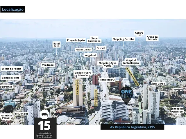 Studio com 28m² 1 quarto e 1 banheiro, à venda, no bairro Portão em Curitiba