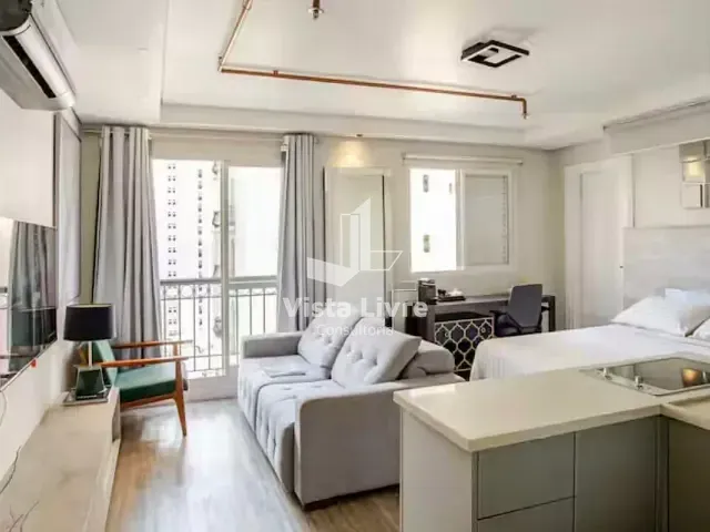 Studio com 36m² 1 quarto e 2 banheiros, à venda, no bairro Jardim Paulista em São Paulo