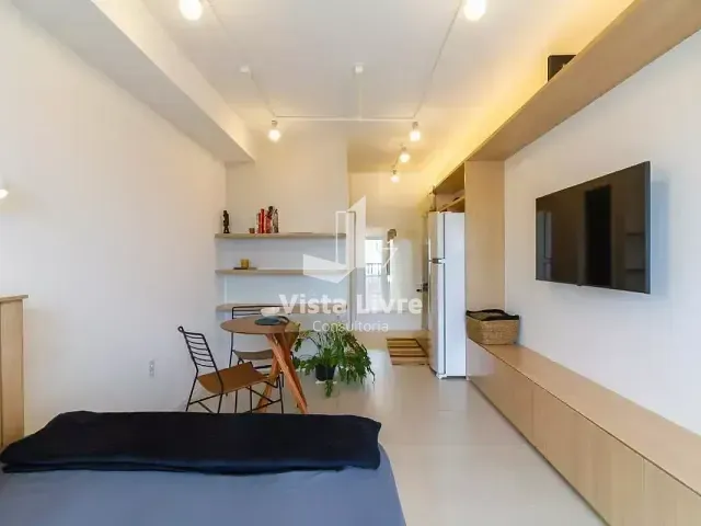 Studio com 30m² 1 quarto e 1 banheiro, à venda, no bairro Pinheiros em São Paulo